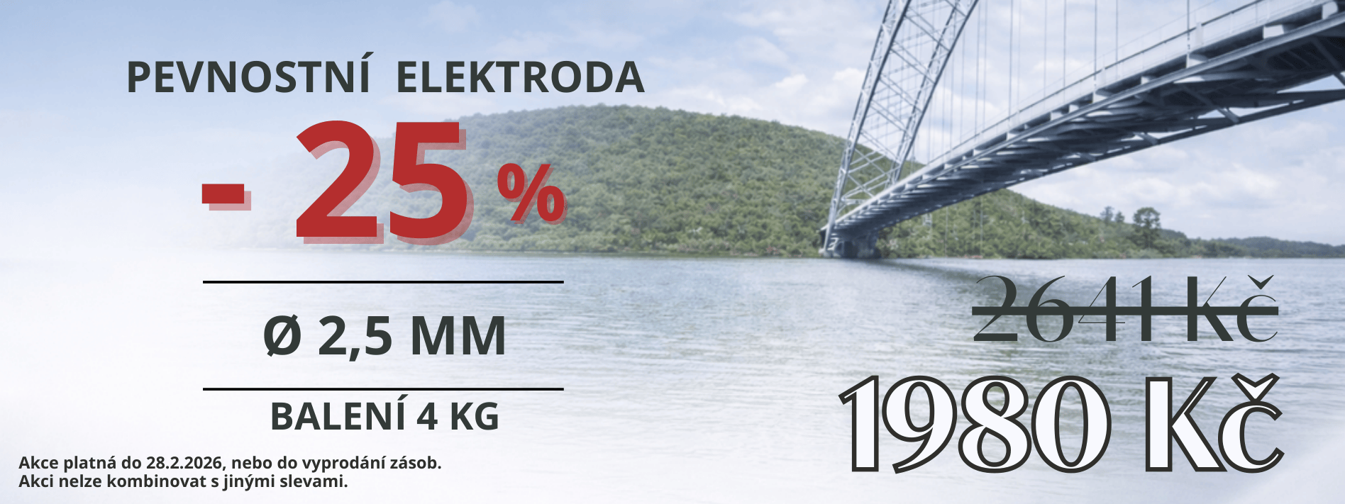 Pevnostní elektroda odolná vůči trhlinám MAC TRODE E6818-C3