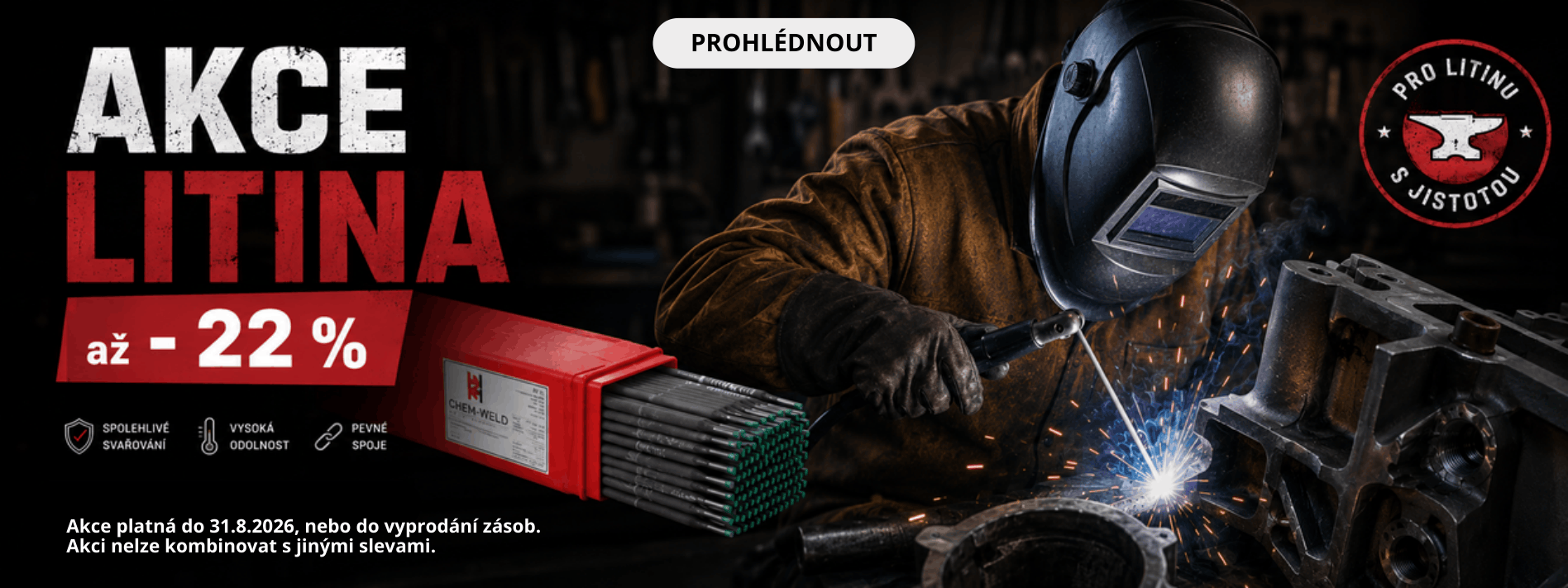 elektrody na litinu 6100 CHEM-WELD
