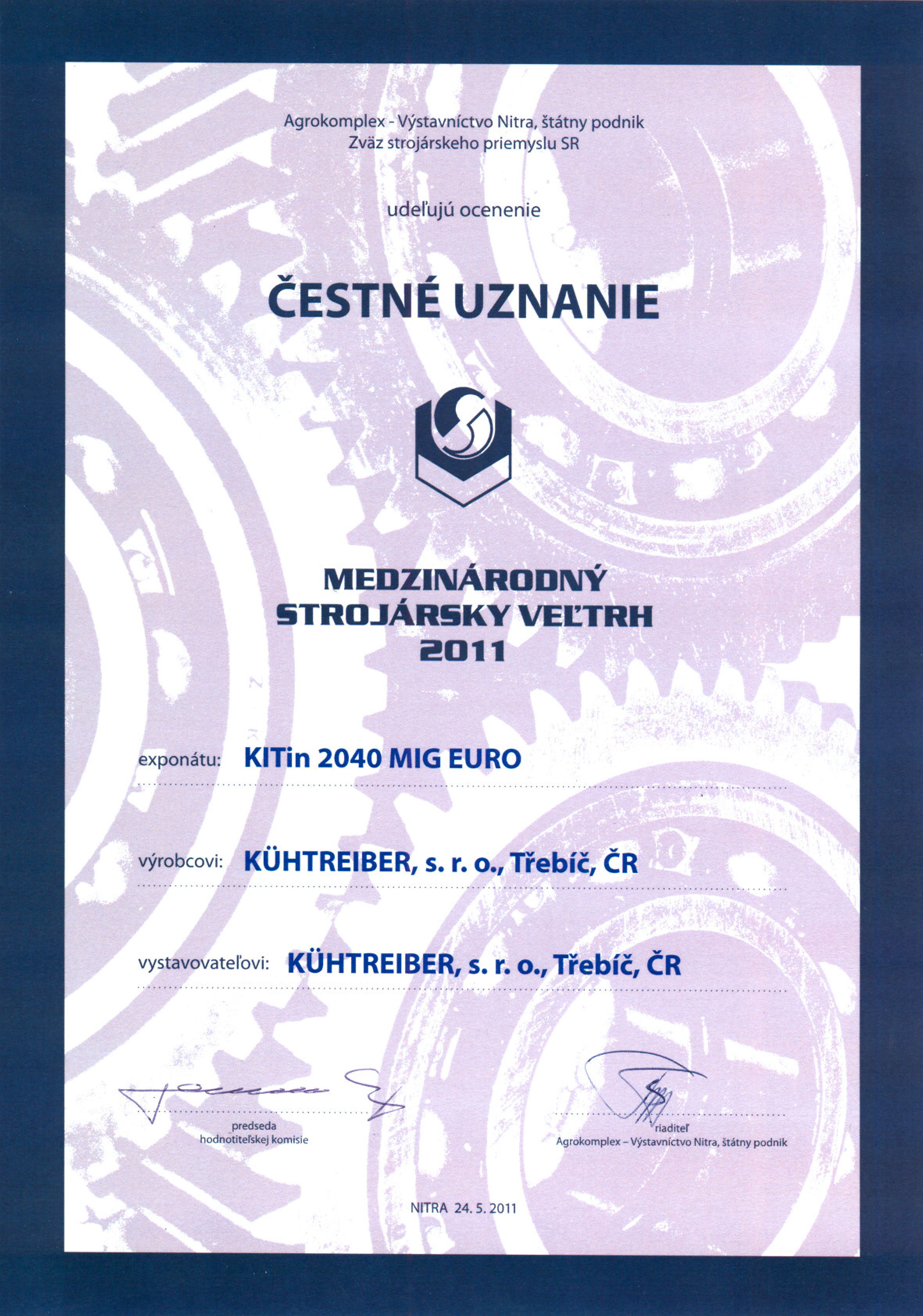 certifikat_msv_nitra_2011_2