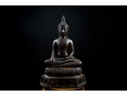 Buddha 高高的莲花宝座, 19. století