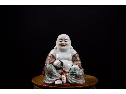 Hotei Buddha 富有感染力的笑声, 19. století