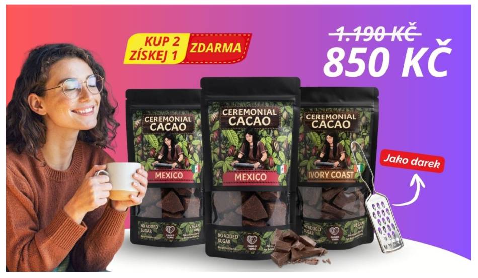 Ceremonial cacao 2+1