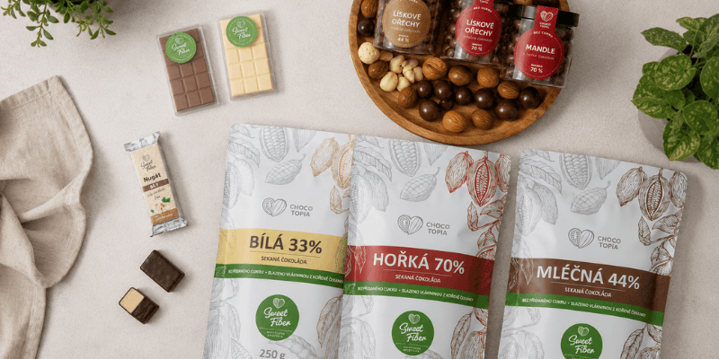 Čokoláda bez přidaného cukru Sweet Fiber