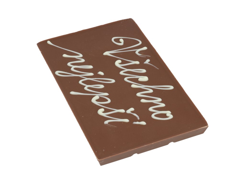 Chocotopia čokoláda - text Všechno nejlepší