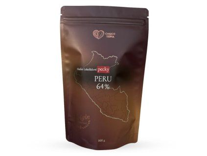 Hořké čokoládové pecky 64% Peru 800g