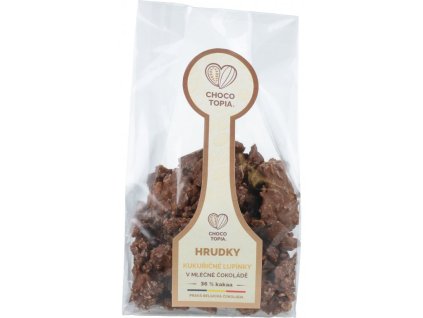 Mléčné čokoládové hrudky s cornflakes