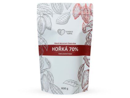 Hořké čokoládové pecky 70% 800g