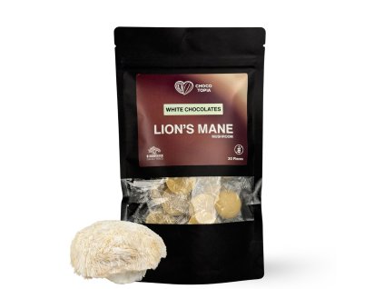 Lion mane white chocolate