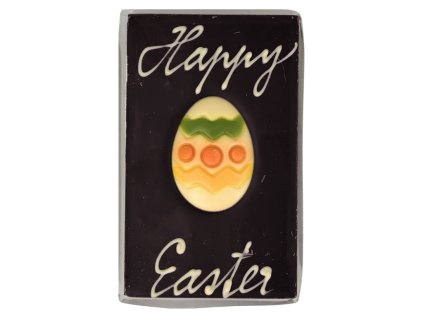Hořká čokoládová tabulka Happy Easter – Vajíčko