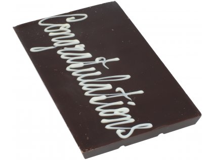 Chocotopia čokoláda - text Congratulations