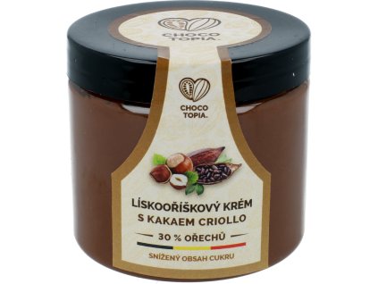 39% lískoořechový krém Chocotopia