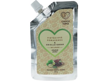 44% pistáciový krém Chocotopia