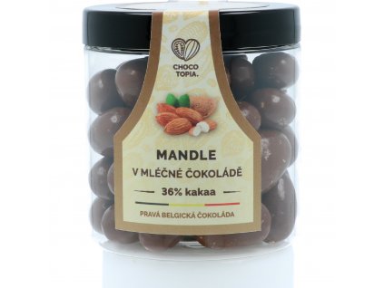 Chocotopia mandle v pravé belgické čokoládě 160g