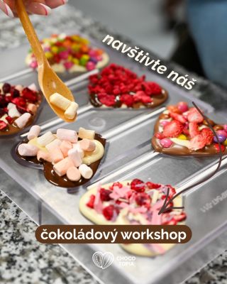 Tohle není jen tak ledajaký workshop. Tohle je vstupenka do čokoládového nebe! ✨ V Chocotopii se na chvíli staneš mistrem...