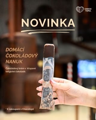 🍫 Novinka v Chocotopii, kterou prostě musíte ochutnat.🤩 Představujeme náš domácí čokoládový nanuk, který pro vás s láskou...