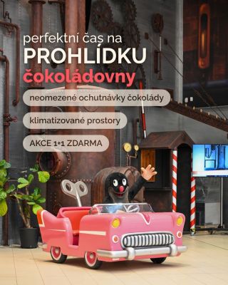 Co všechno vás čeká na čokoládové tour v Chocotopii? 🍫✨ Od mexické kakaové plantáže přes muzeum historických strojů až po...