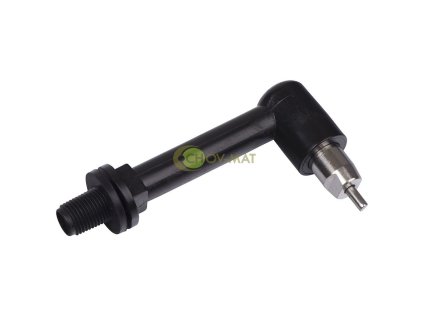 0190 Niplová napájačka s čiernym predĺženým kolienkom, KRÁLIK