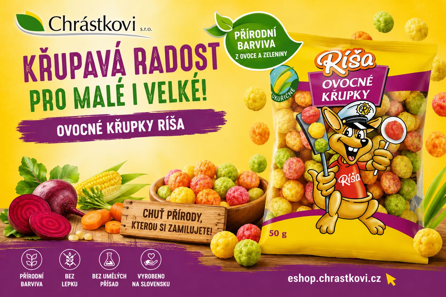 Křupky Ríša ovocné