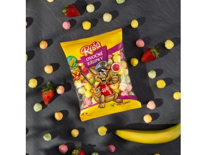 Kukuřičné křupky Ríša ovocné 50g