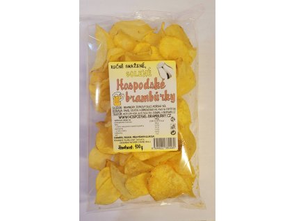 Hospodské brambůrky solené 100g/20 ks balení