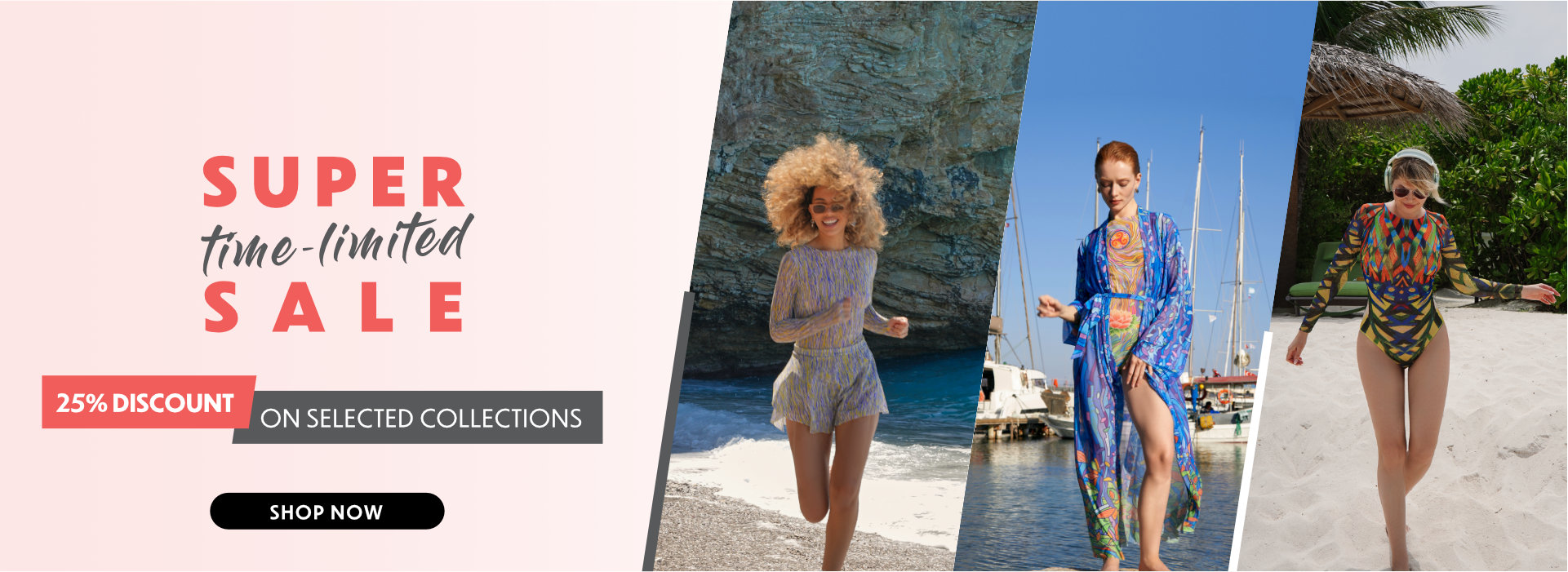 Super sale - 25 % discount on selected collections