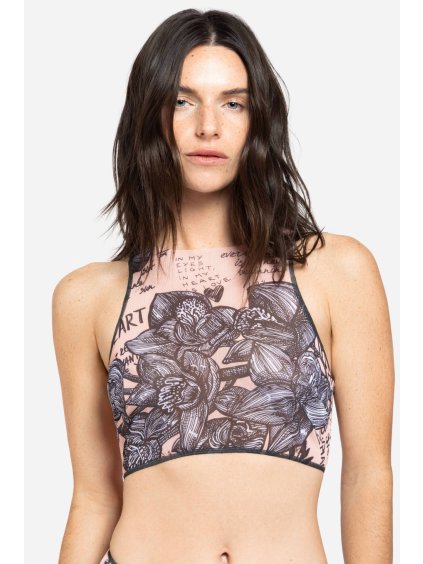 Chytré plavky dvoudílne sportovní top Nude Body-Art