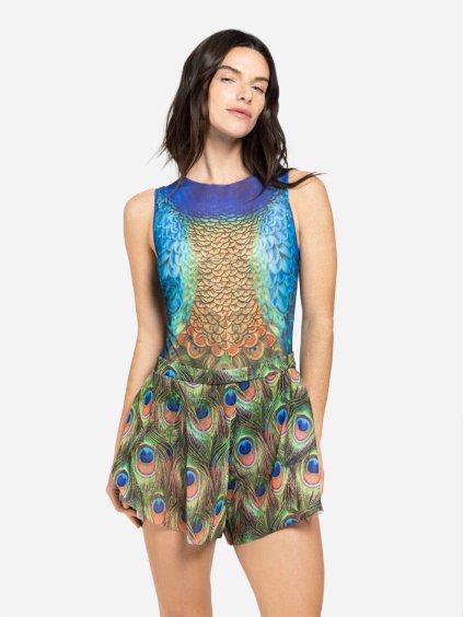 Chytré plavky dámské šortky Peacock Mayura