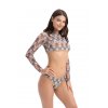 Chytré plavky bikiny top s rukávy Casablanca