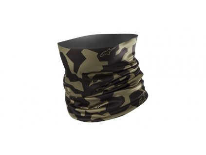 Nákrčník CAMO NECK TUBE, ALPINESTARS (vojenská zelená/černá)