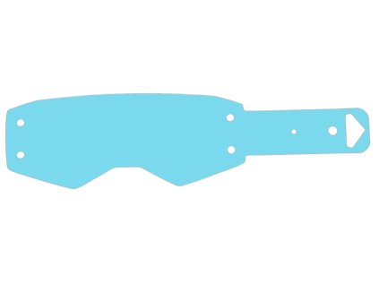 Strhávací slídy plexi pro brýle SCOTT řady PROSPECT/FURY, Q-TECH (50 vrstev v balení, čiré)