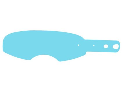 Strhávací slídy plexi pro brýle OAKLEY řady AIRBRAKE, Q-TECH (10 vrstev v balení, čiré)