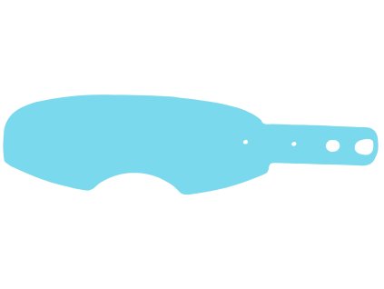 Strhávací slídy plexi pro brýle OAKLEY řady AIRBRAKE, Q-TECH (50 vrstev v balení, čiré)