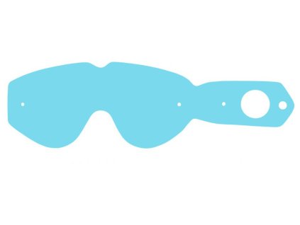 Strhávací slídy plexi pro brýle PROGRIP, Q-TECH (10 vrstev v balení, čiré)