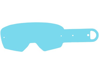 Strhávací slídy plexi pro brýle FOX RACING řady VUE, Q-TECH (10 vrstev v balení, čiré)