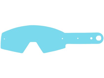 Strhávací slídy plexi pro brýle FOX RACING řady MAIN, Q-TECH (50 vrstev v balení, čiré)