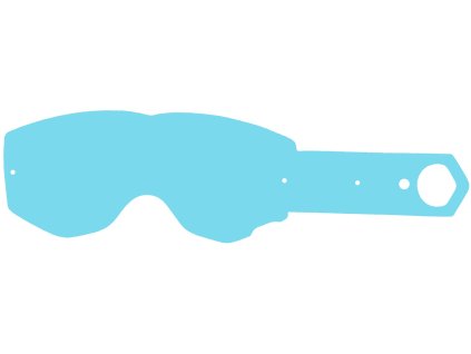 Strhávací slídy plexi pro brýle SPY řady MAGNETO, Q-TECH (10 vrstev v balení, čiré)