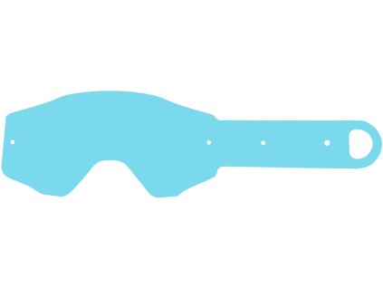 Strhávací slídy plexi pro brýle ETHEN řady 06, Q-TECH (50 vrstev v balení, čiré)