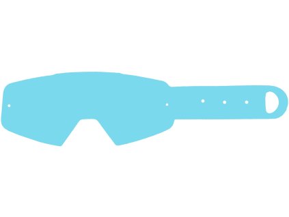 Strhávací slídy plexi pro brýle PITCHA, Q-TECH (10 vrstev v balení, čiré)