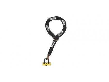 Řetěz + zámek U profil Granit (délka 120 cm, tloušťka 12 mm, třmen zámku tloušťka 17 mm), ABUS (žlutý)