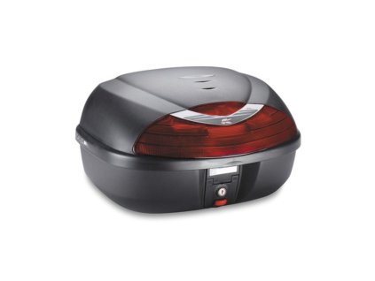 MONOLOCK TopCase - 42l, KAPPA (černý, červená odrazka, kompozit, vč. plotny K628)