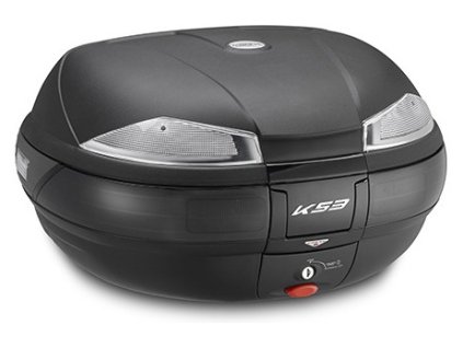 MONOKEY TopCase, KAPPA (53L, černý nelakovaný + kouřová odrazka)