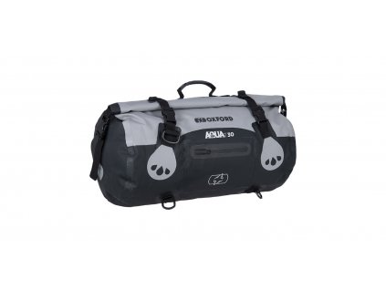 Vodotěsný vak Aqua T-30 Roll Bag, OXFORD (šedý/černý, objem 30 l)