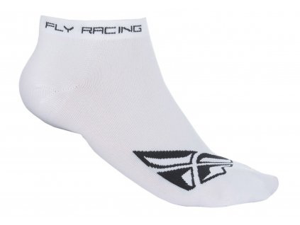 Ponožky No Show, FLY RACING (bílé)