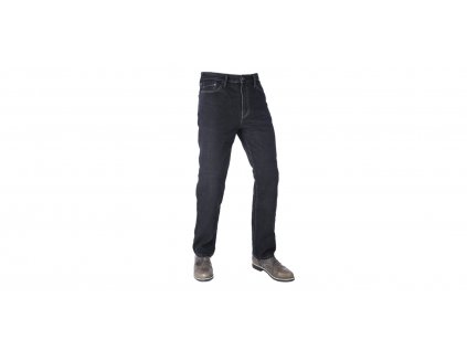 ZKRÁCENÉ kalhoty Original Approved Jeans volný střih, OXFORD, pánské (černá)