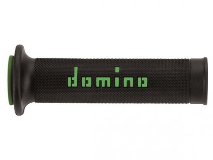 Gripy A010 (road) délka 120 + 125 mm, DOMINO (černo-zelené)