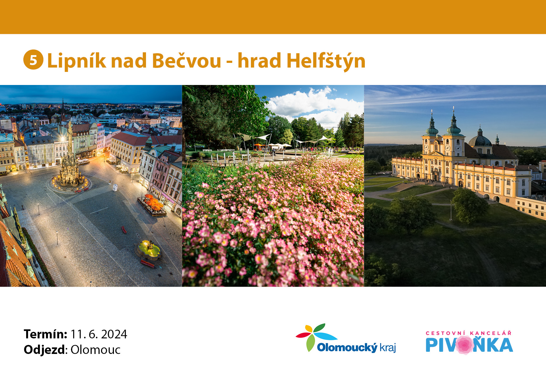 Historické jádro Lipníka a majestátní hrad Helfštýn