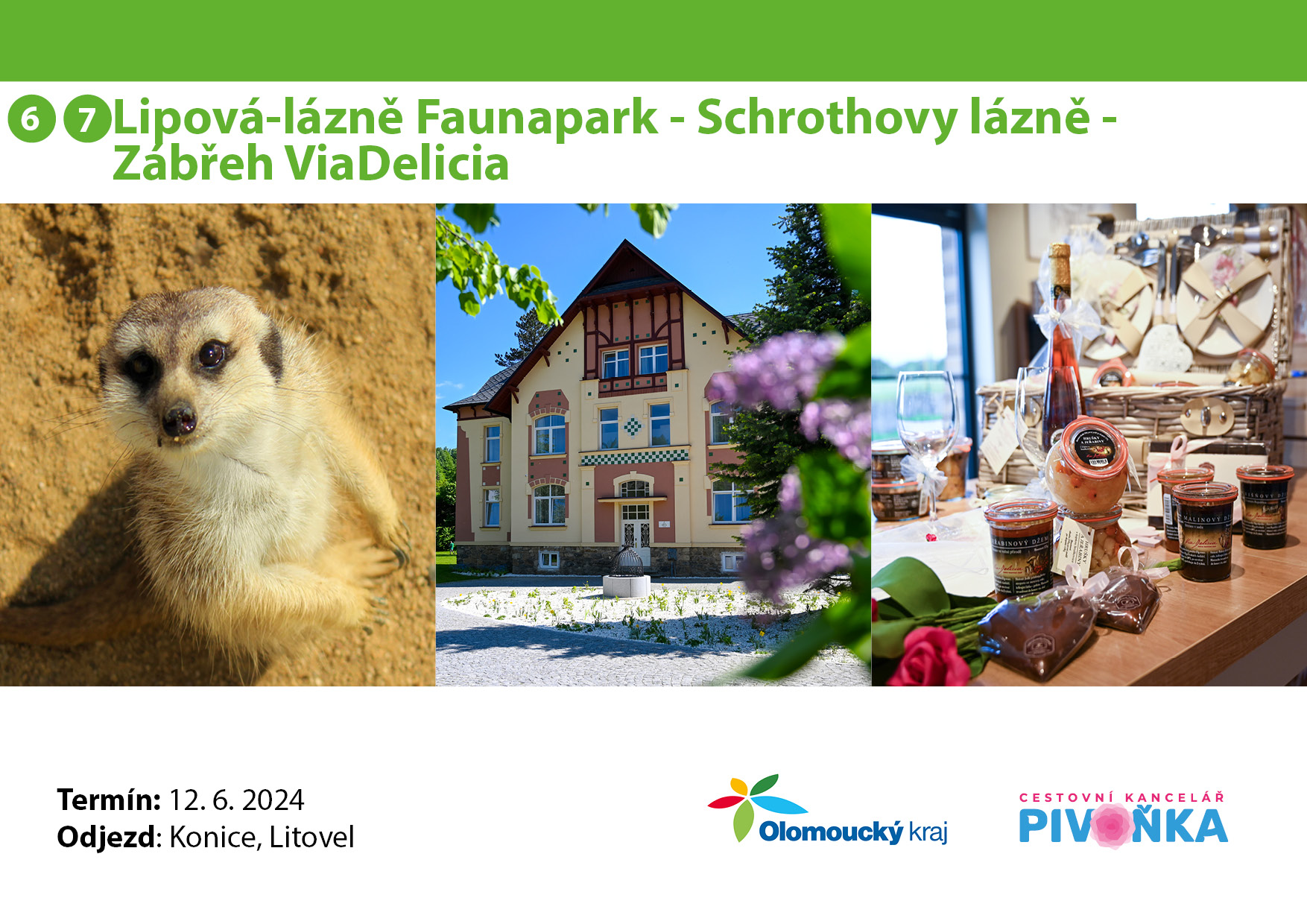 Lipová-lázně Faunapark - Schrothovy lázně - Zábřeh ViaDelicia