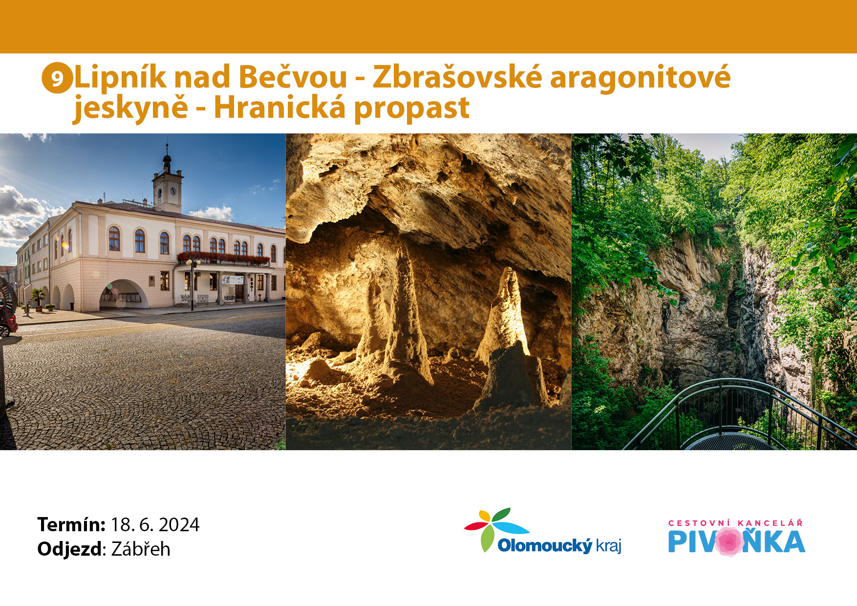 Lipník nad Bečvou, Zbrašovské aragonitové jeskyně a Hranická propast