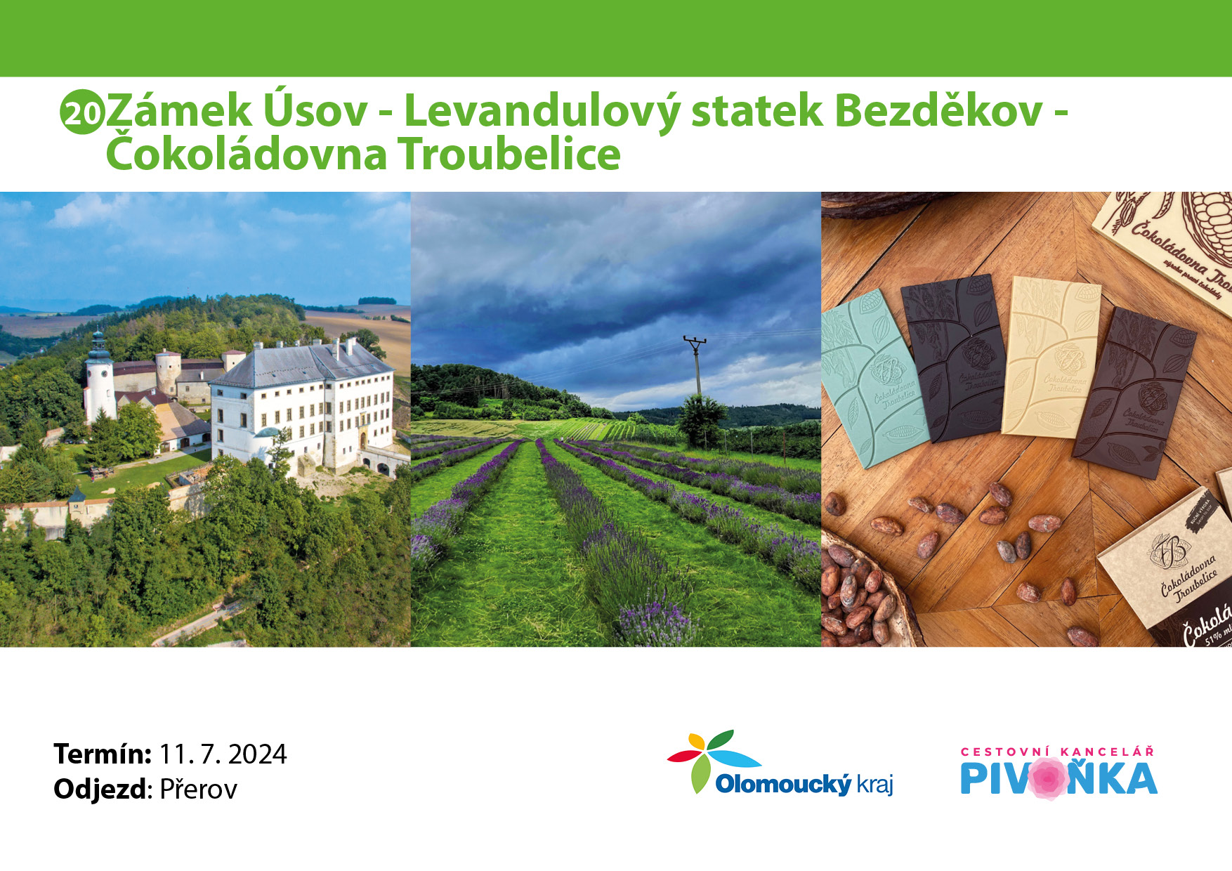 Zámek Úsov - Levandulový statek Bezděkov