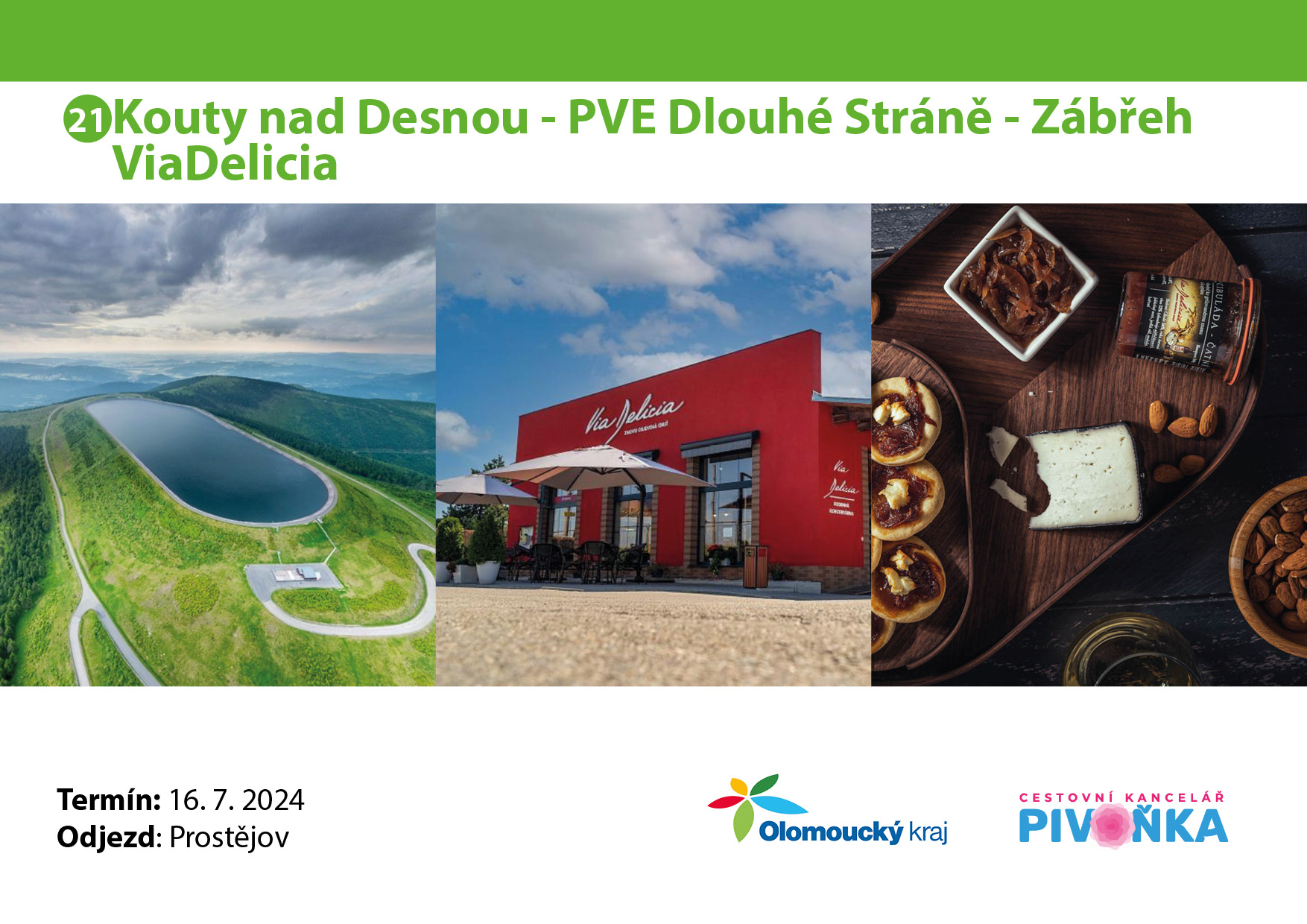 Kouty nad Desnou, PVE Dlouhé Stráně, Zábřeh ViaDelicia